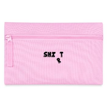 Shit shirt - Federtasche - Rosa - Vorne
