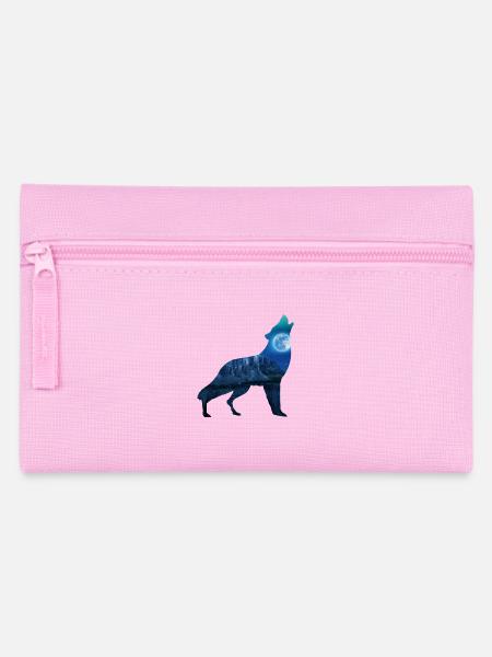 Wolf Mond - Federtasche - Rosa