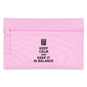 comptable / comptabilité / compter / chiffre - Trousse - rose - Devant