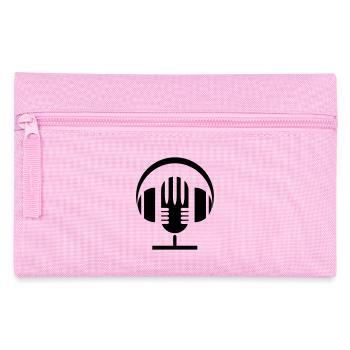 Mic and Headphones - Federtasche - Rosa - Vorne