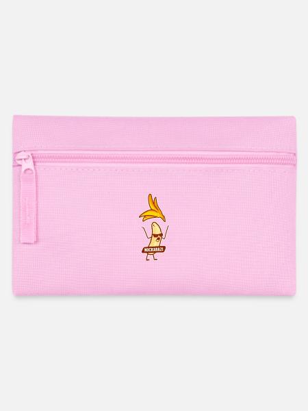 Lustiges Nockabazi Bananen-Design FKK-Liebhaber - Federtasche - Rosa