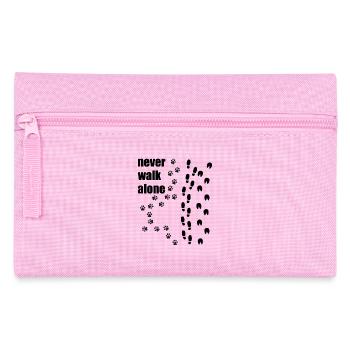 lustiges Hunde Spruch Geschenk Hund Pferd Pferde - Federtasche - Rosa - Vorne