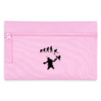 Evolution Taucher Geschenkidee für Taucher Tauchen - Federtasche - Rosa - Vorne