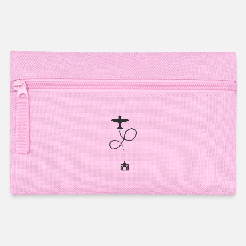 Modellflieger Pilot Design - Federtasche - Rosa