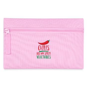 Chilli Saying - Pencil Case - pink - Front