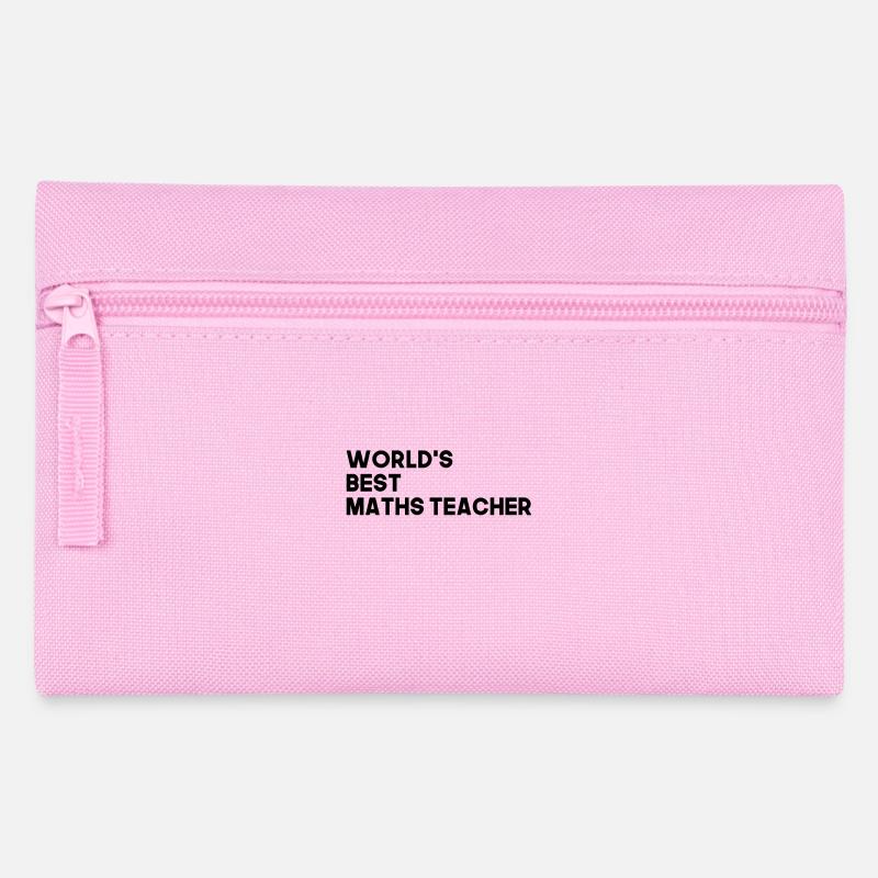 Bester Mathelehrer Mathematik Lehrer - Federtasche - Rosa