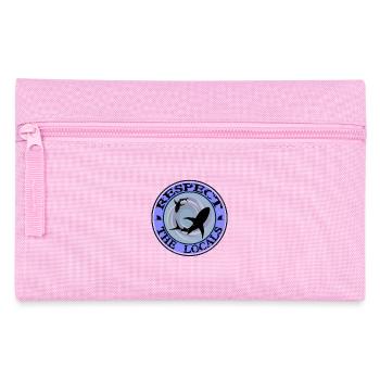 Respect The Locals Shark - Pencil Case - pink - Front
