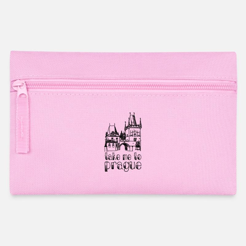 Take me to Prag - Federtasche - Rosa