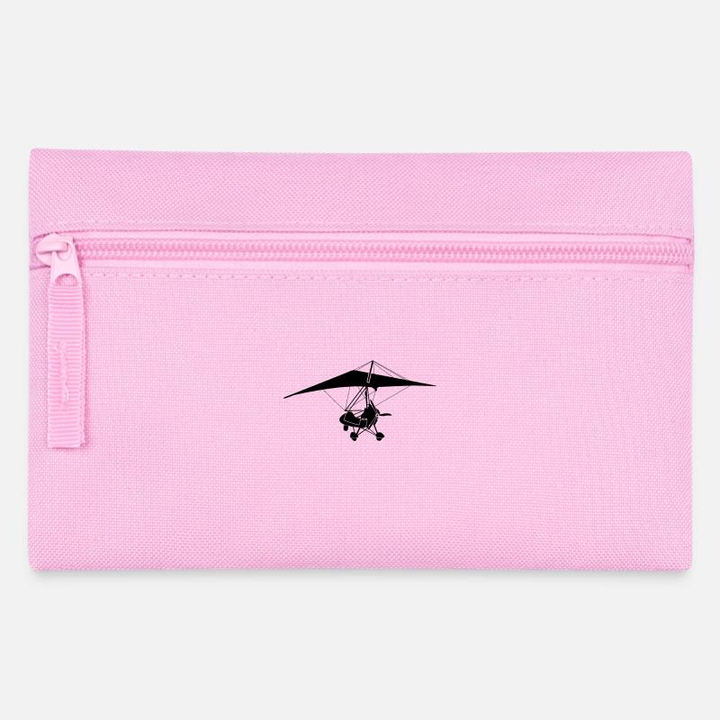 Ultraleichtflugzeug - Federtasche - Rosa