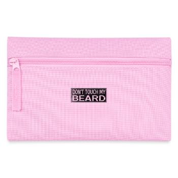 Beard Touching - Pencil Case - pink - Front