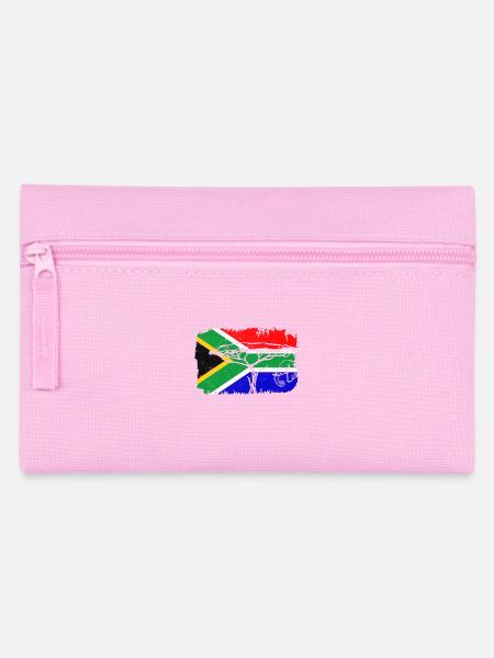 South Africa Flag - Pencil Case - pink