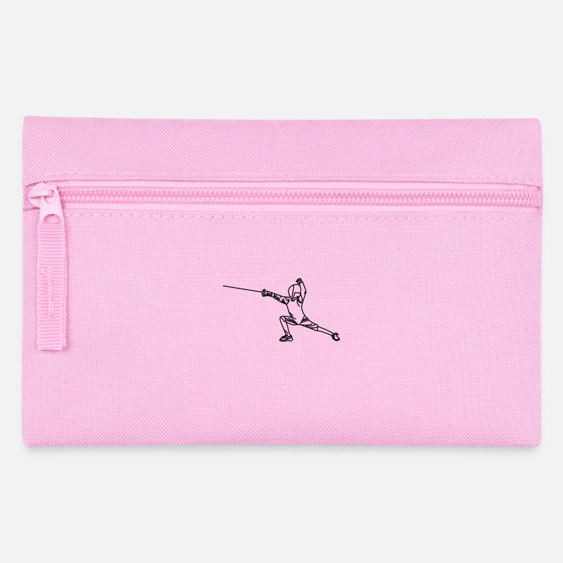 Fechten - Federtasche - Rosa