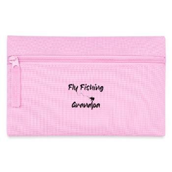 Fly Fishing Grandpa - Pencil Case - pink - Front