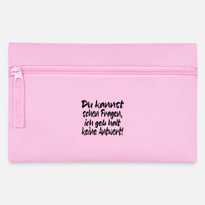 Kannst fragen - Federtasche - Rosa