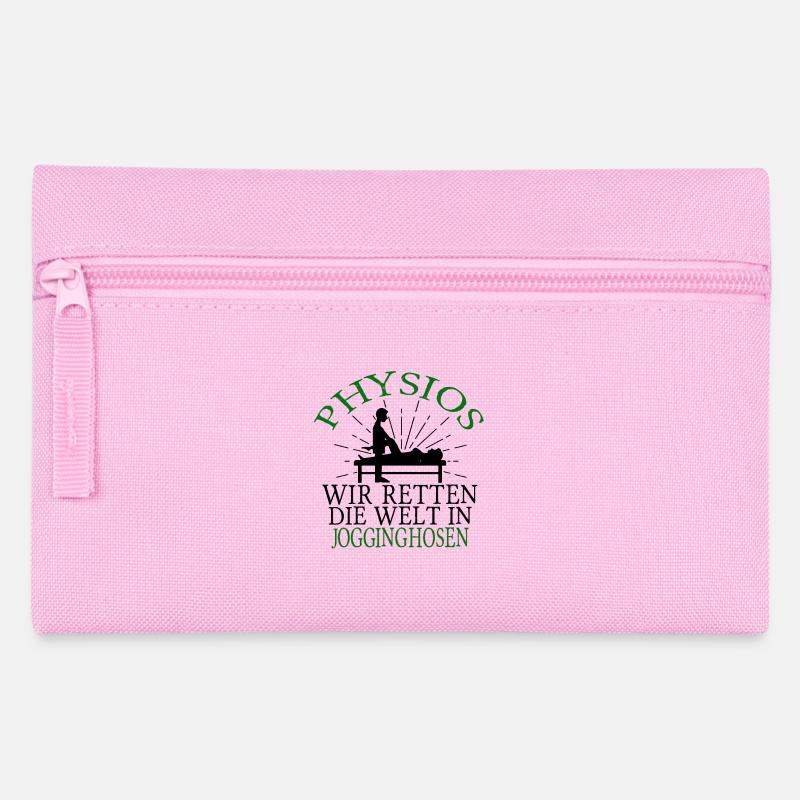 Physio in Jogginghosen - Federtasche - Rosa