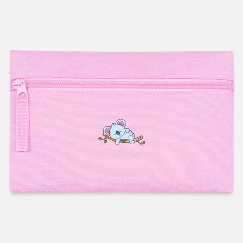 Koala Sleeping Koala Bear - Pencil Case - pink