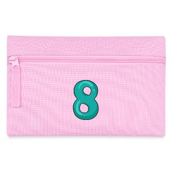 8 - Acht - Ziffer 8 - Federtasche - Rosa - Vorne