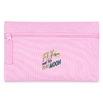 fly me to the moon - Federtasche - Rosa - Vorne