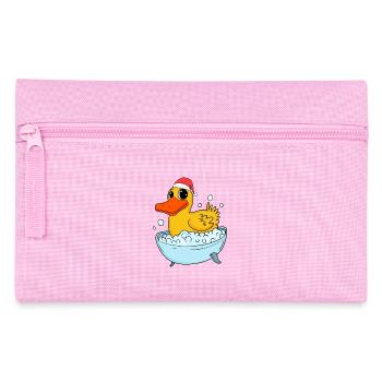 Canard de bain Noël - Trousse - rose - Devant