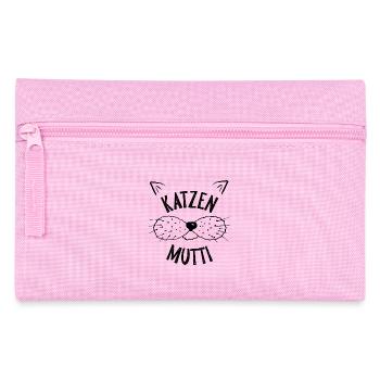 katzen mutti - Federtasche - Rosa - Vorne