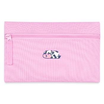 Schlafende Kuh - Federtasche - Rosa - Vorne