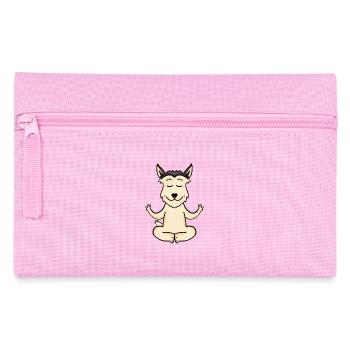 Yoga Hund Berger de Picardie - Federtasche - Rosa - Vorne
