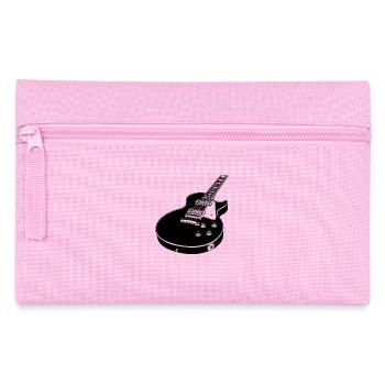 Gitarre Grafik Gitarrist Gitarrist Musiker - Federtasche - Rosa - Vorne