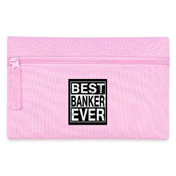 Banker Best Banker ever - Federtasche - Rosa - Vorne