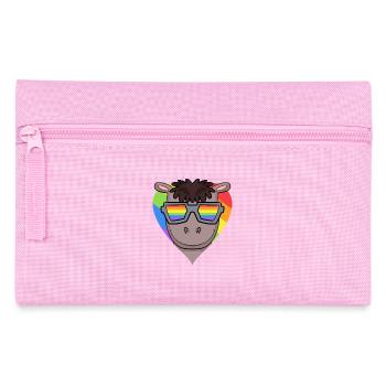LGBT Animal Horse Arc-en-ciel - Trousse - rose - Devant