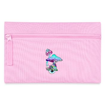 Magic Mushrooms Neon Zauber Pilze Psychedelic - Pencil Case - pink - Front