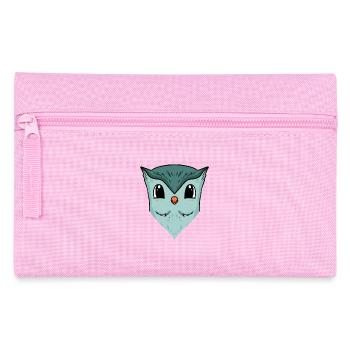 Eule - Federtasche - Rosa - Vorne