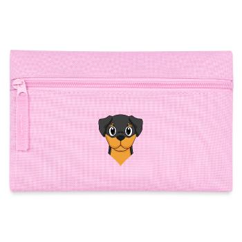 Rottweiler Hund Hunderasse - Federtasche - Rosa - Vorne