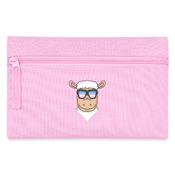 Transgender Transsexuell Schaf Geschenk - Federtasche - Rosa - Vorne