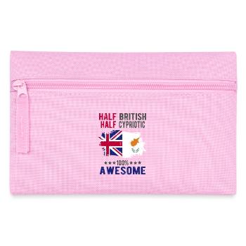 Halb Brite Halb Zyprer - Federtasche - Rosa - Vorne