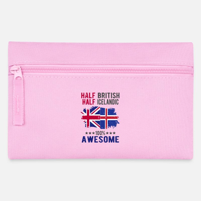 Halb Brite Halb Isländer - Federtasche - Rosa