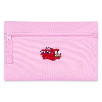 Ads Flagge Grunge Ads Fahne - Federtasche - Rosa - Vorne