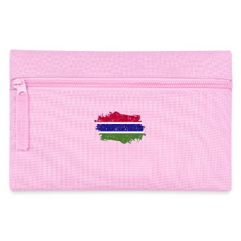 Gambia Flag Grunge Gambia Flag - Pencil Case - pink - Front
