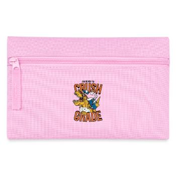 Dino 1. Klasse Crush - Federtasche - Rosa - Vorne