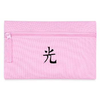 Purity Chinese Script Character Symbol - Pencil Case - pink - Front