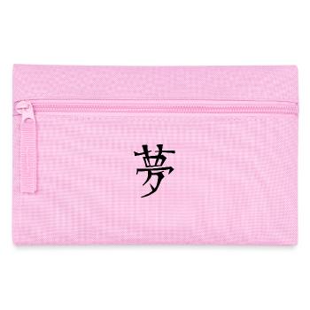Traum Chinesische Schrift Zeichen Symbol - Federtasche - Rosa - Vorne
