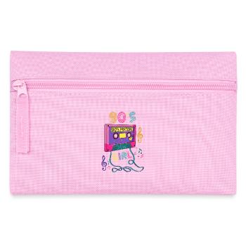 90er Jahre Mädchen Retro Vintage Alte Kassette Mixtape Party - Federtasche - Rosa - Vorne