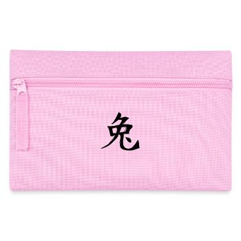 Hase Chinesisches Sternzeichen - Federtasche - Rosa - Vorne