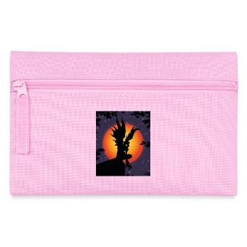 Scary Death Monster Creepy Moon Halloween Costume - Trousse - rose - Devant