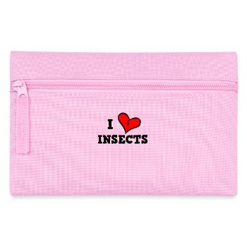 I love insects - Pencil Case - pink - Front