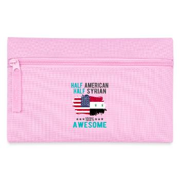 Moitié américain moitié syrien - Trousse - rose - Devant
