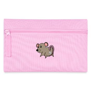 Mouse Ass - Mouse Butt - Pencil Case - pink - Front