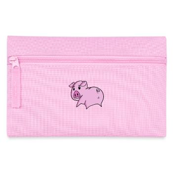 Pig Ass - Pig Butt - Pencil Case - pink - Front