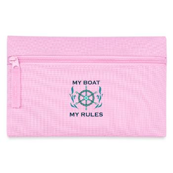 Mein Boot Meine Regeln - Federtasche - Rosa - Vorne