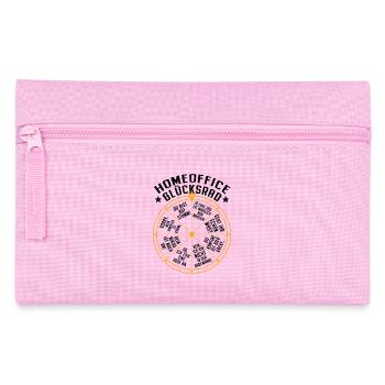 Homeoffice Glücksrad Büro Heimarbeit Home Office - Federtasche - Rosa - Vorne