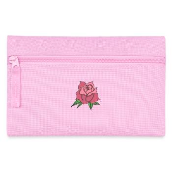 Rose Rote Rose Handgezeichnet - Federtasche - Rosa - Vorne